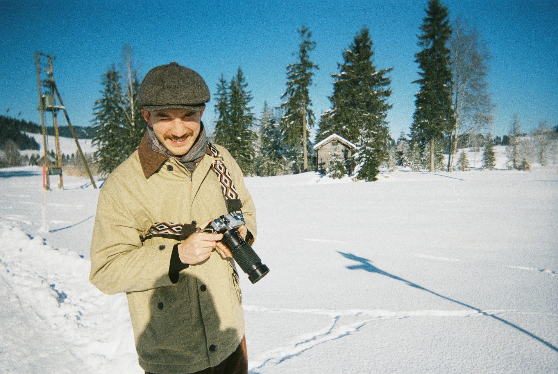 Portrait of Mick Vuillemier, Swiss cinematographer